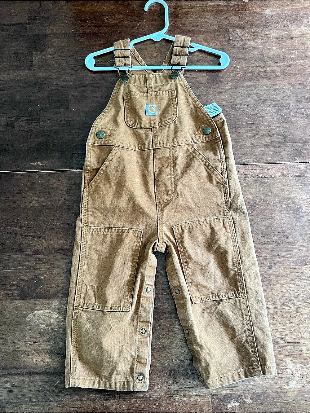 Carhartt Bib Overall Brown Baby 18M
